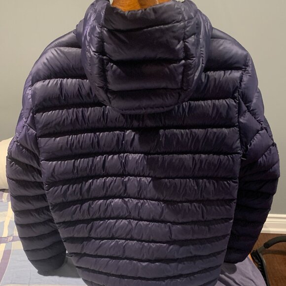 Roots - Lawren Packable Hooded Down Jacket Navy Size [M] Medium - Picture 2 of 5
